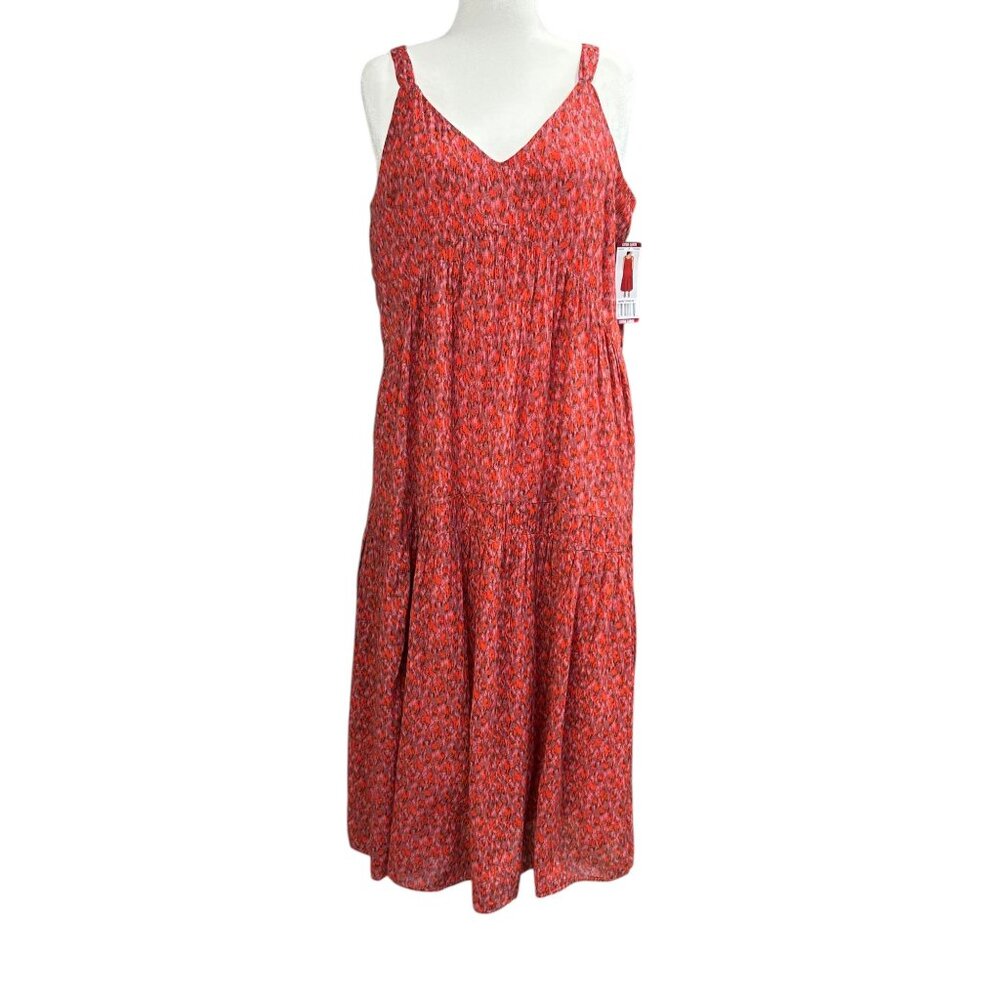 Joie Red Multi Floral Maxi Dress